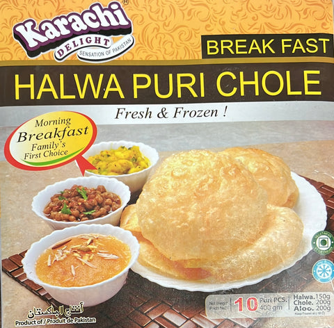 KD Halwa Puri Chole 10pcs