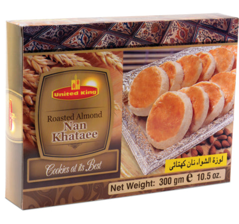 United King Roasted Almond Nan Khattai 300gm