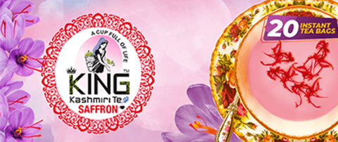 King Kashmiri Saffron Tea 20bags
