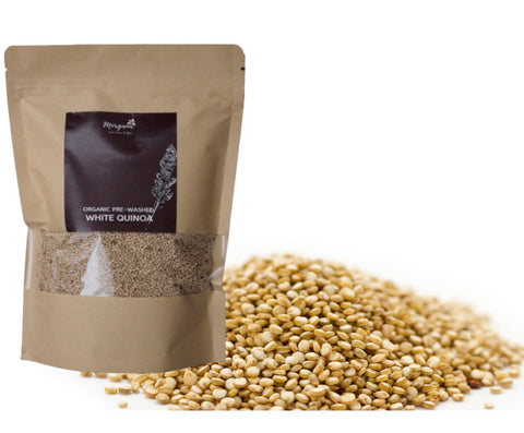 Morganic Pre washed White Quinoa 500 gm