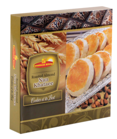 United Roasted Almond Naan Khattai 100 gm