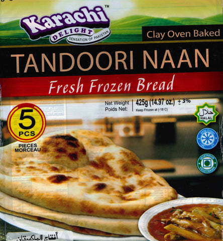 KD Tandoori Naan 5 Pcs