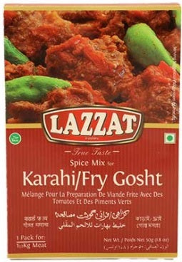 Lazzat Karhai / Fry Gosht 50 gm