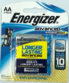Energizer Advance 1.5V AA (4 pack)