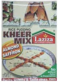 Laziza Kheer Mix Almond+Safron