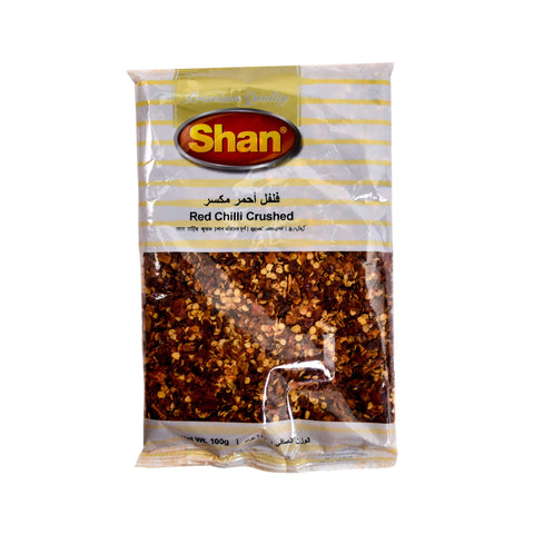 Shan Red Chilli Crushed (Poly) 200gm