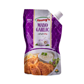 Young’s Mayo Garlic Pouch 200ml