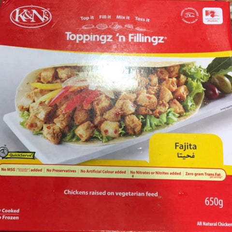 K&N Toppings & Fillings Fajita 650gm