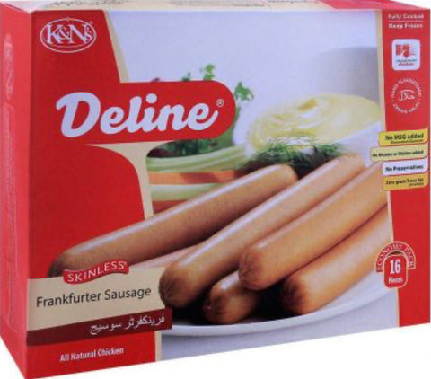 K&N Deline Frankfurter Sausage 12 pcs